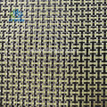 Yellow 3k 200gsm carbon aramid hybrid fiber fabric