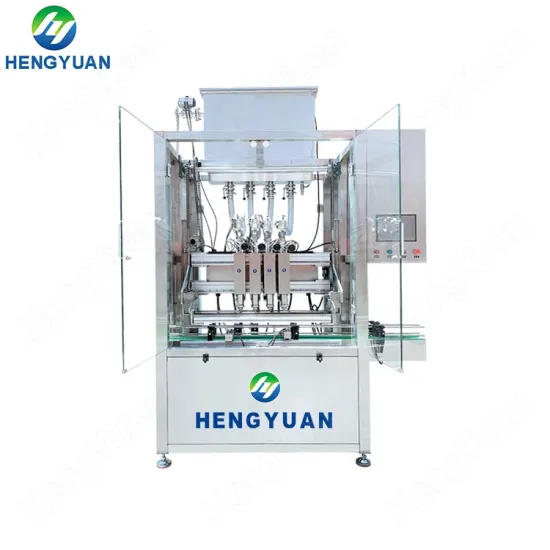 High-Accuracy Automatic Upper Weighing Free Flowing Liquid Filling Machine HYWF-5