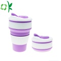 Silicone có thể gập lại du lịch uống Cup có thể thu vào