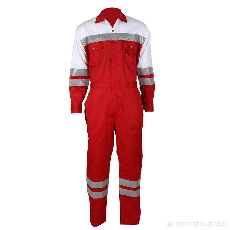 ασφάλεια FRC coverall για ομοιόμορφα ενδύματα εργασίας της βιομηχανίας