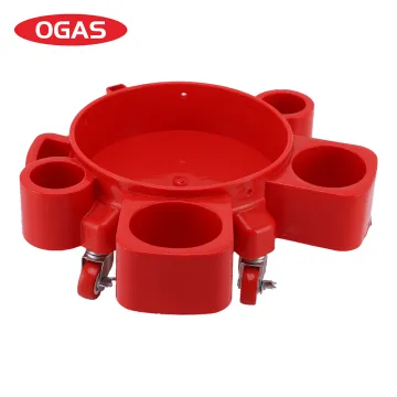OGAS OEM Rolling Car Wash Detailing Tool: Multifunctional Mobile Base Bucket Dolly