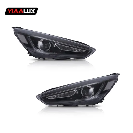 2015-2018 Ford Focus Full LED Headlights with Sequential Front Lamps