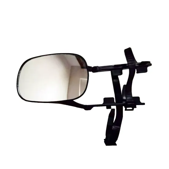 High Quality RV Clip-On Caravan Mirror: Extendable Flat Glass Towing Mirror