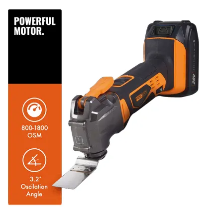 Cordless Oscillating Multi Tool with 18V/20V Li-ion Battery