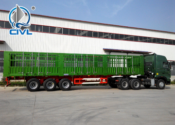 3 Axle 40ft Side Wall Cargo Semi Trailer
