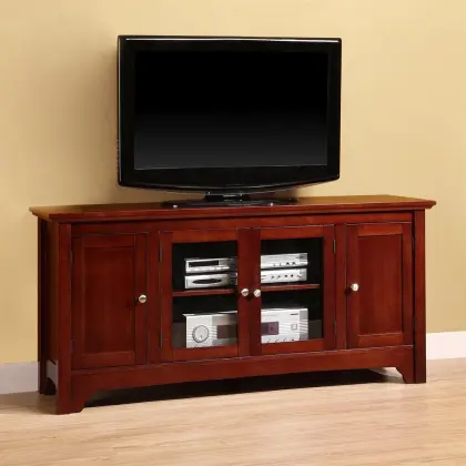 50 inch Wooden TV Cabinet Contemporary Flat Screen TV Stand