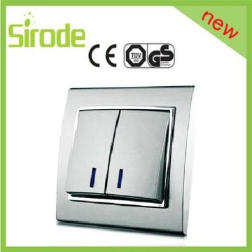 European Style Electrical Two Gang Switch (9209-02)