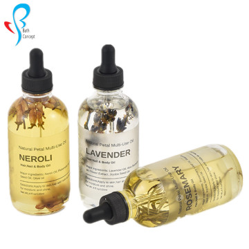 OEM Wholesale Private Label Natural Cruelty-Free Rosemary Jasmine Rose Essential Oil Body Oil