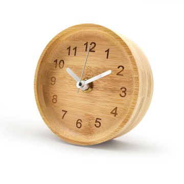 Customized Modern Wooden Table Clock
