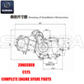 Zongshen C125 Complete motoronderdelen Originele onderdelen