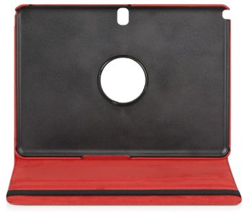 Red Flip Tablet Protective Cases Dust-proof / Rotating Tablet Case