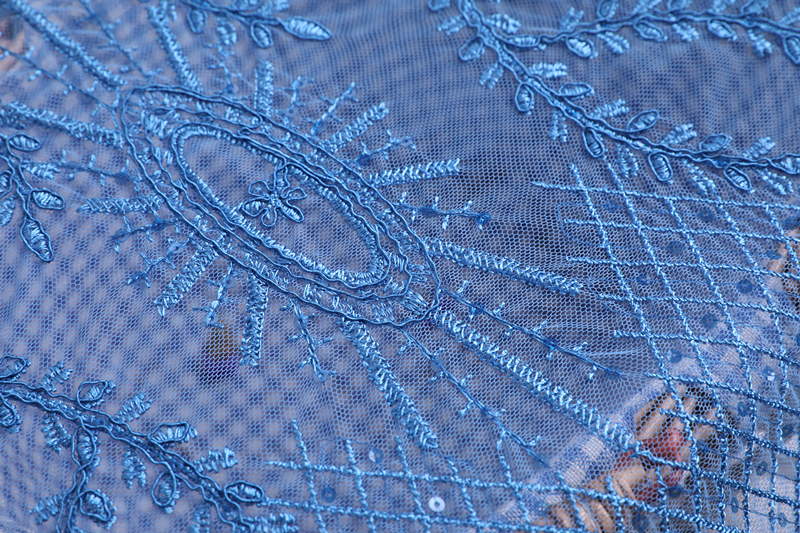 Cord Mesh Embroidery Fabric