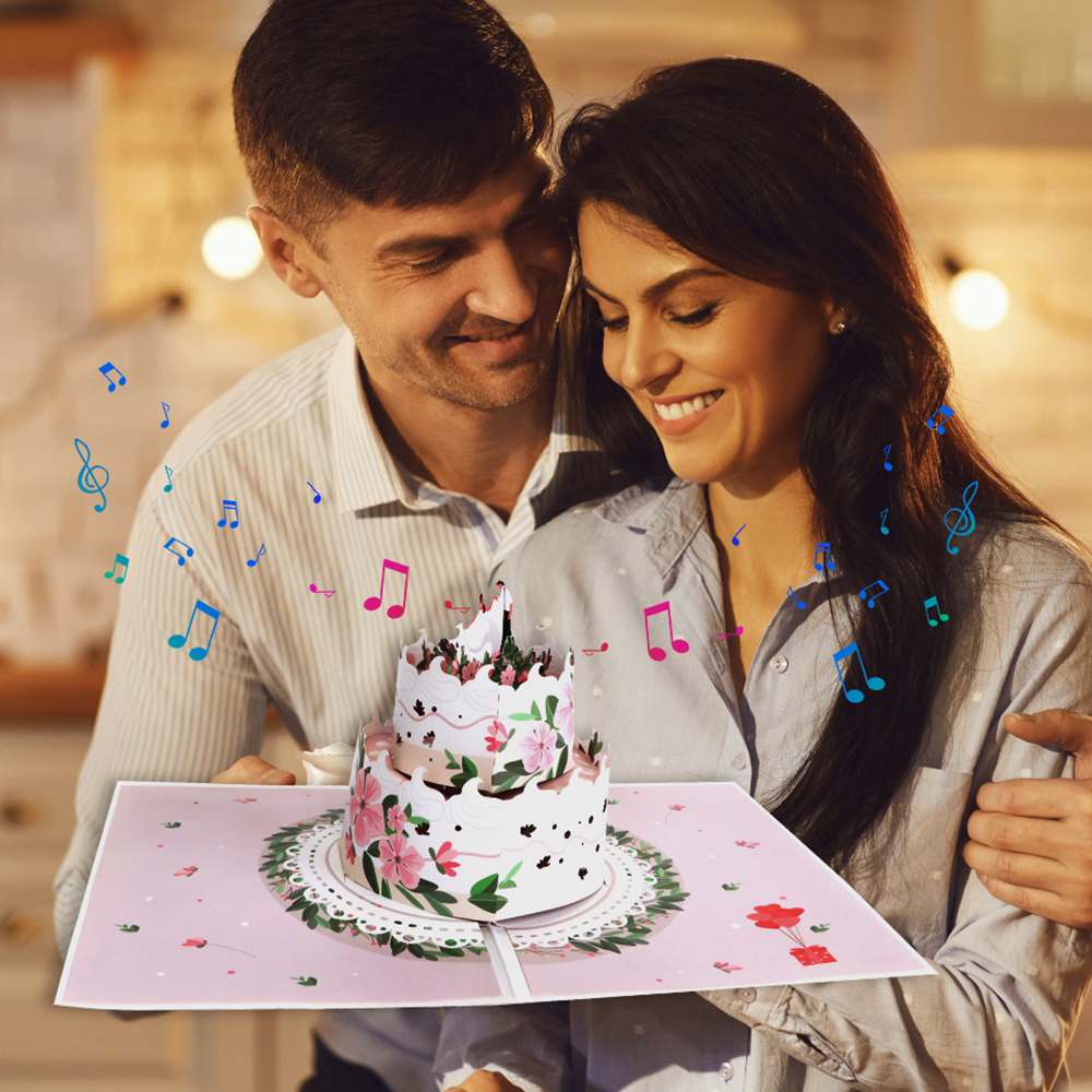 3D Wedding Greeting Card