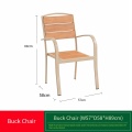 Outdoor supporting tables and chairs