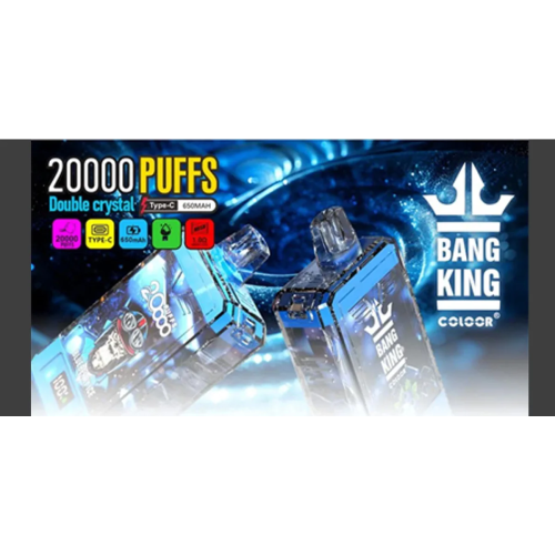 Wholesale The Bang King Double Crystal 20000 Puffs
