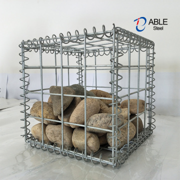 Hot mergulhado galvanizado Galfan soldado Gabion Basket