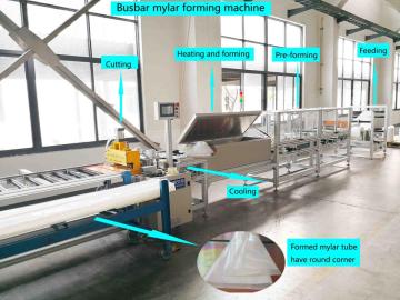 busbar assembly machine for busbar trunking system clinching and reversal