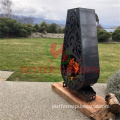Portable Outdoor Fireplace Bowl and Indoor Fire Pit Bowl in Marble