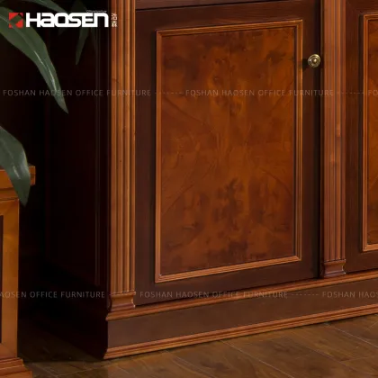 HAOSEN 0807A Luxury Wooden Bookcase for Home