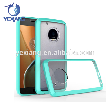 Multi Color Acrylic Shockproof Back Cover Case For Moto G5 Plus Armor Case