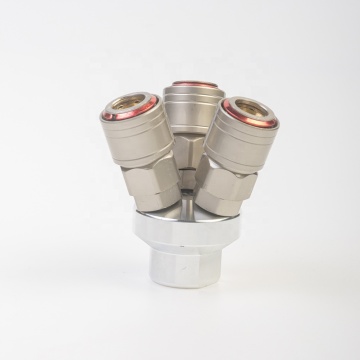 Wholesale Price 3-Way C-Type Carbon Steel Air Hose Quick Release Connector: Pneumatic Quick Coupling