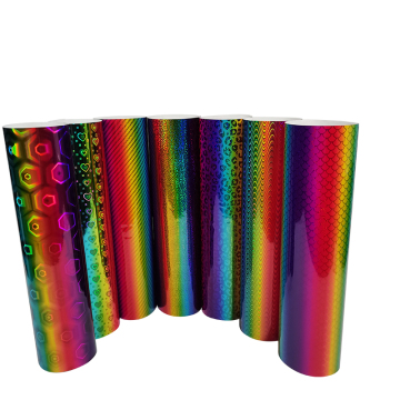 wholesale price Self-Adhesive Rainbow heart shape Vinyl Sticker Sheets for diy