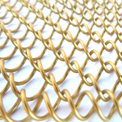 Modern Woven Metal Mesh Curtain for Architectural Decoration