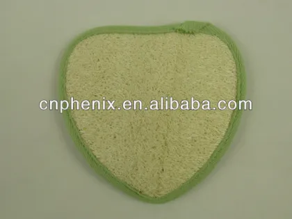 Loofah bath pad