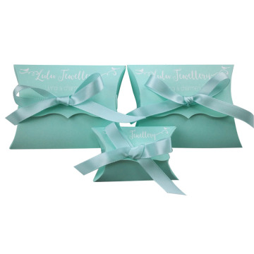 Creative Design Turquoise Customized Pillow Paper Box