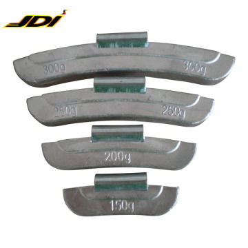 Clip-On Wheel Balance Weights for Truck Rim: Various Sizes Including 50g, 75g, 100g, 150g, 200g, 250g, 300g, 350g, 400g
