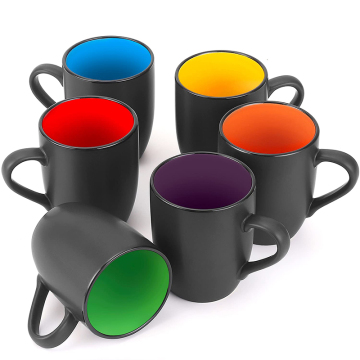 Customizable Personalized 16oz Tea Milk Mug Cup - Colorful Ceramic Coffee Mug with Logo