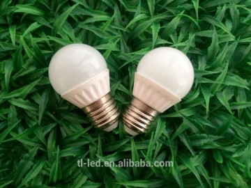 2015 cheap price E27/e14/B22 G45 5W white ceramic housing bulb light high lumen