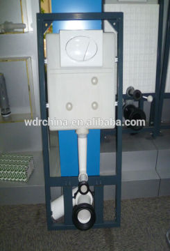 Made in China PVC bathroom chinese wall hidden toilet plastic cistern