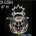 6" Wholesale Halloween Pumpkin Pageant Crowns