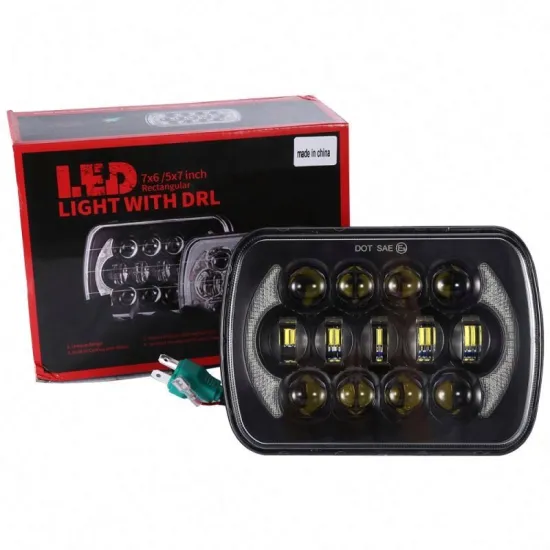 5X7 Inch LED Headlight Replacement with DRL for Sealed Beam LED6485