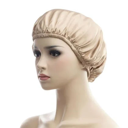 100% Mulberry Silk Night Sleep Cap Sleeping Hat
