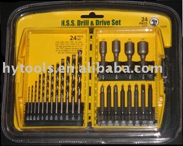 24pc HSS Drill and Driver Set