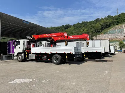 6 Wheeler 350HP Isuzu GIGA with Sany Palfinger Crane