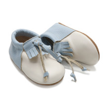 Læderblanding Farve Baby Moccasins