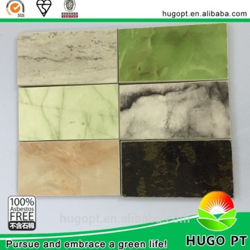 High Glossy Fireproof Interior 3D Decoration Marble Cement Wall Tile