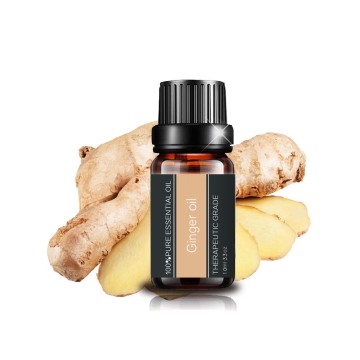 100% Terapi Tanaman Pure Tanpa Root Organik Drainase Ginger Ginger Essential Oil Pijat 10 mL Aromaterapi Alami