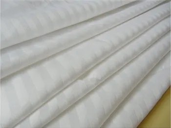White Cotton Fabrics for Hotel Beddings