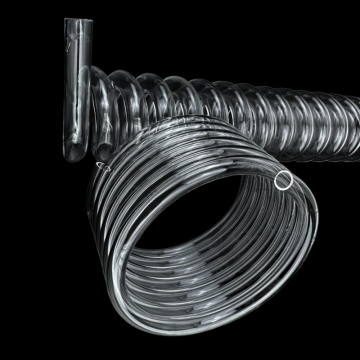 Custom High Quality Transparent Glass Quartz Spiral Tubes & Coils in Various Sizes