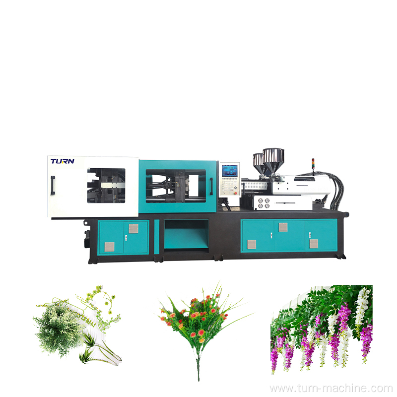 Artificial plant and flower injection molding machine