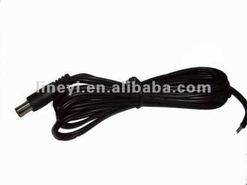 Good Quality 24AWG Black color 2 Conductor DC cable