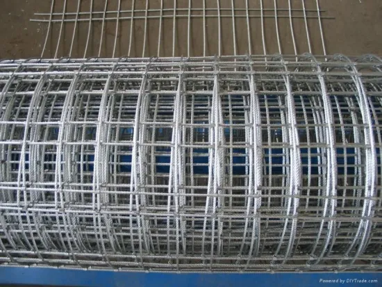 Large - Diameter Welding Wire Mesh , Silver Hotdipped Galvanized Welded Wire Mesh