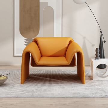 WARM WHITE BOUCLE SWIVEL CHAIR ARM CHAIR