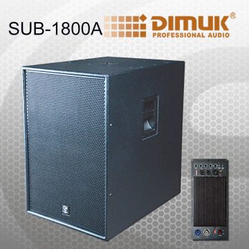 Active 600W 18 Inch Sub Woofer Speaker Sub-1800A