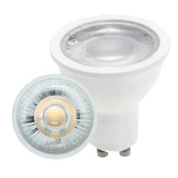 GU10 7W LED Sorotan 60 ° COB Dimmable