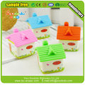 Funny sex 3D house eraser student stationery